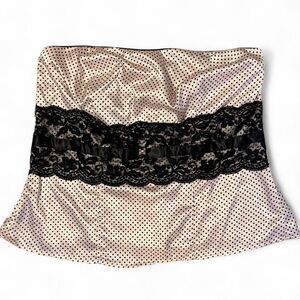 Y2K Torrid Strapless Polka Dot Top 2x